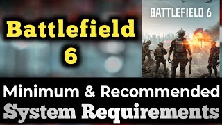 Battlefield 6 System Requirements for PC | Minimum & Recommended #gaming #shorts