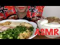 【ASMR/咀嚼音】辛ラーメンと納豆ご飯を食べる【Eating Sounds】