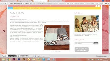 How to create blog posts and edit pages with google blogger or blogspot