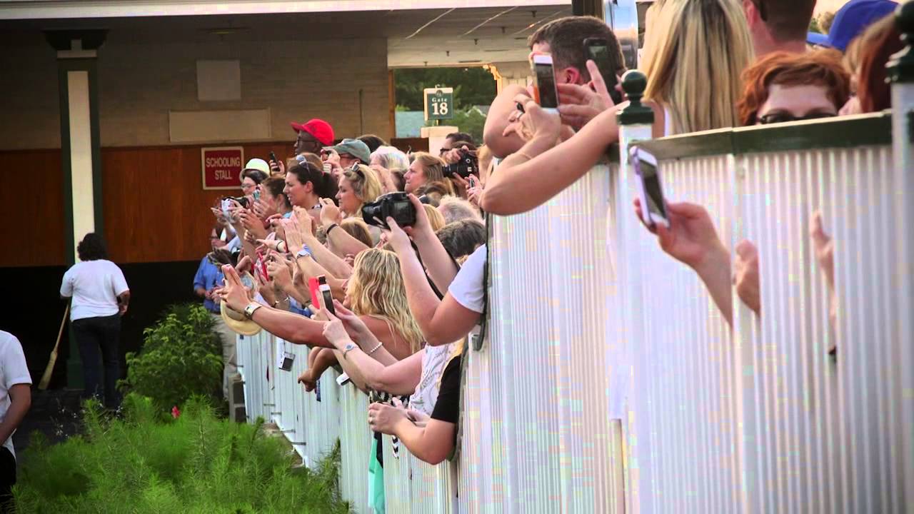 American Pharoah Steals The Show At Downs After Dark YouTube american-pharoah-steals-the-show-at-downs-after-dark-youtube