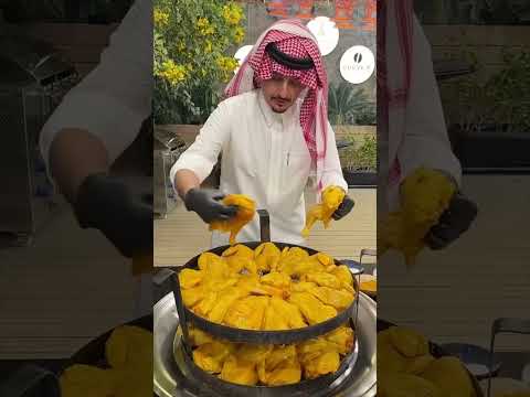 مندي الدجاج في برميل المندي