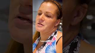 Pregnant woman homeless on the streets.