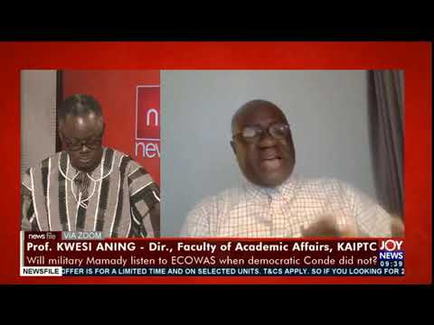 Guinea coup: It's very unfortunate but the military won't leave - Prof. Kwesi Aning Guinea coup: It's very unfortunate but the military won't leave - Prof. Kwesi Aning