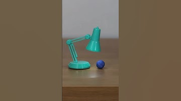 Recreating the magic: Luxo Pixar lamp in stop-motion