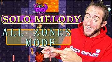 SOLO MELODY ALL ZONES MODE RUN! | Crypt of the NecroDancer | Lute That Loot trophy
