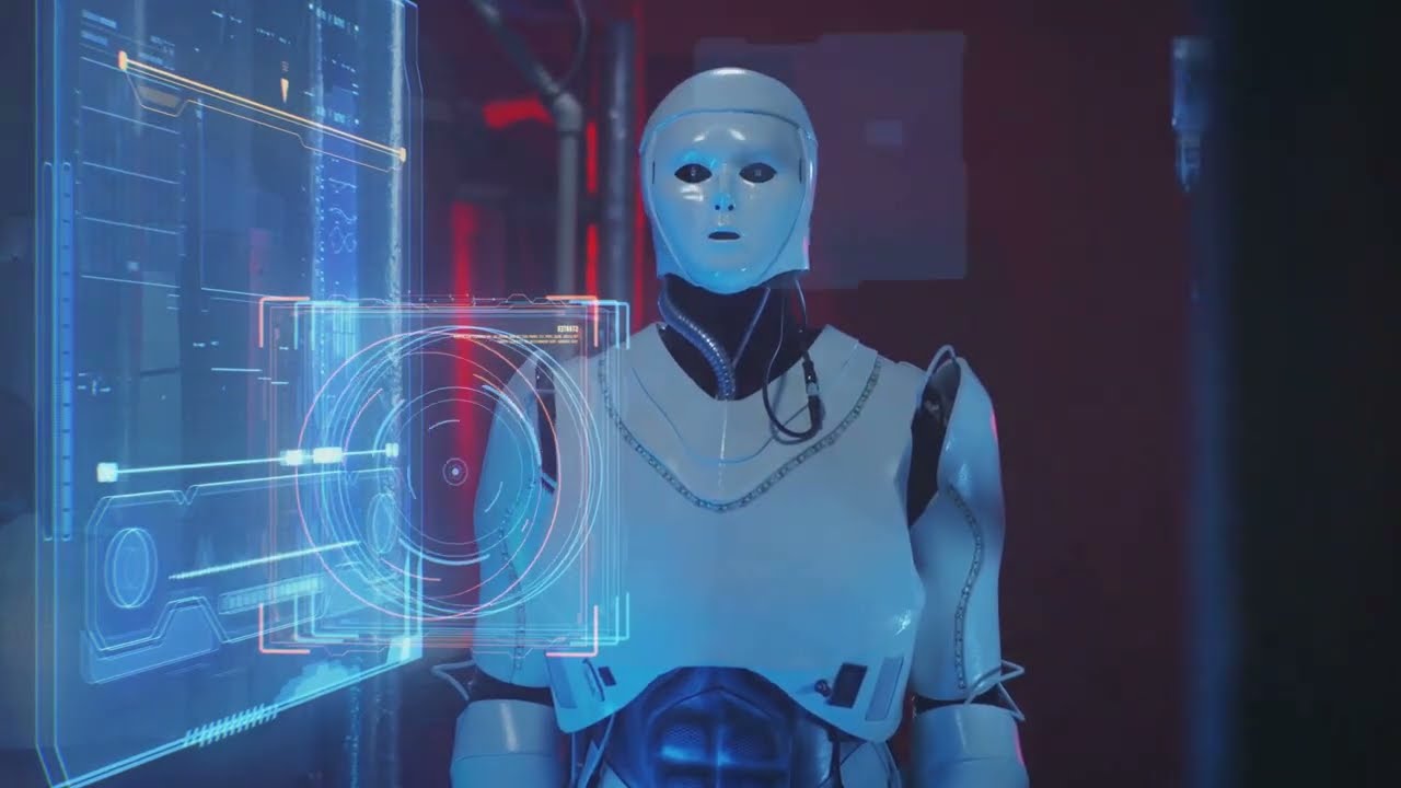 Epic police robot chase