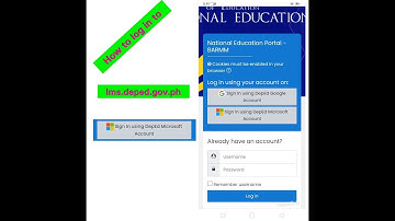 How to log in to lms. deped.gov.ph using deped Microsoft account??