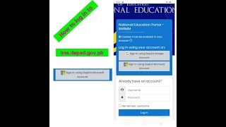 How to log in to lms. deped.gov.ph using deped Microsoft account?? screenshot 3