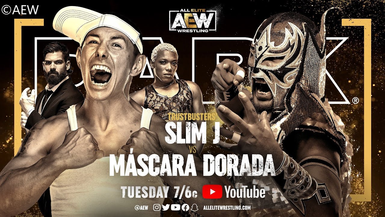 Mascara Dorada vs Slim J / Singles Match / AEW Dark 182 / WWE 2K22