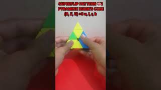 SUPERFLIP PATTERN ON PYRAMINX RUBIK'S CUBE.