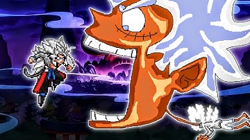 Xeno Goku V2 (all form) (New) VS TC Luffy (all form) in Jump Force Mugen