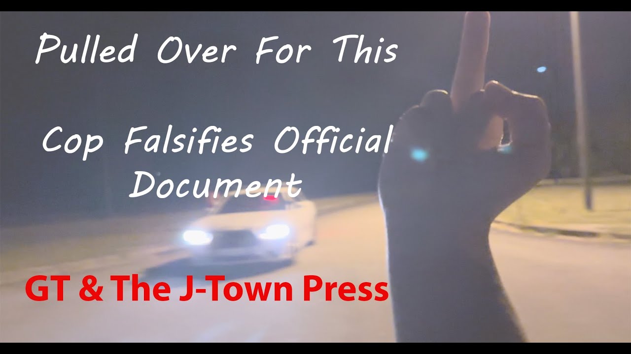 Cop Lied On Official Document Woodbury Police Officer YouTube