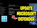 How To Update Microsoft Defender Antivirus In Windows 11