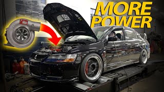 EVO 9 GETS A TURBO UPGRADE RIGHT BEFORE...