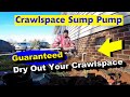 Wet Crawlspace??  Here&#39;s the FIX! - 100% GUARANTEED - DIY for Homeowner