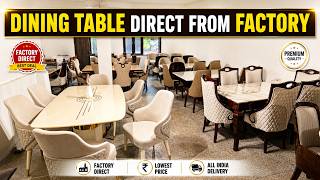 Dining Table from Factory 🔥 Luxury Dining Table Sofa Bed Chairs at Lowest Price | Shreya Furniture