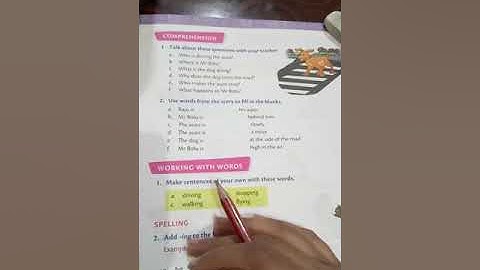 Class 1 /Chapter 3/ Fill in the blanks.