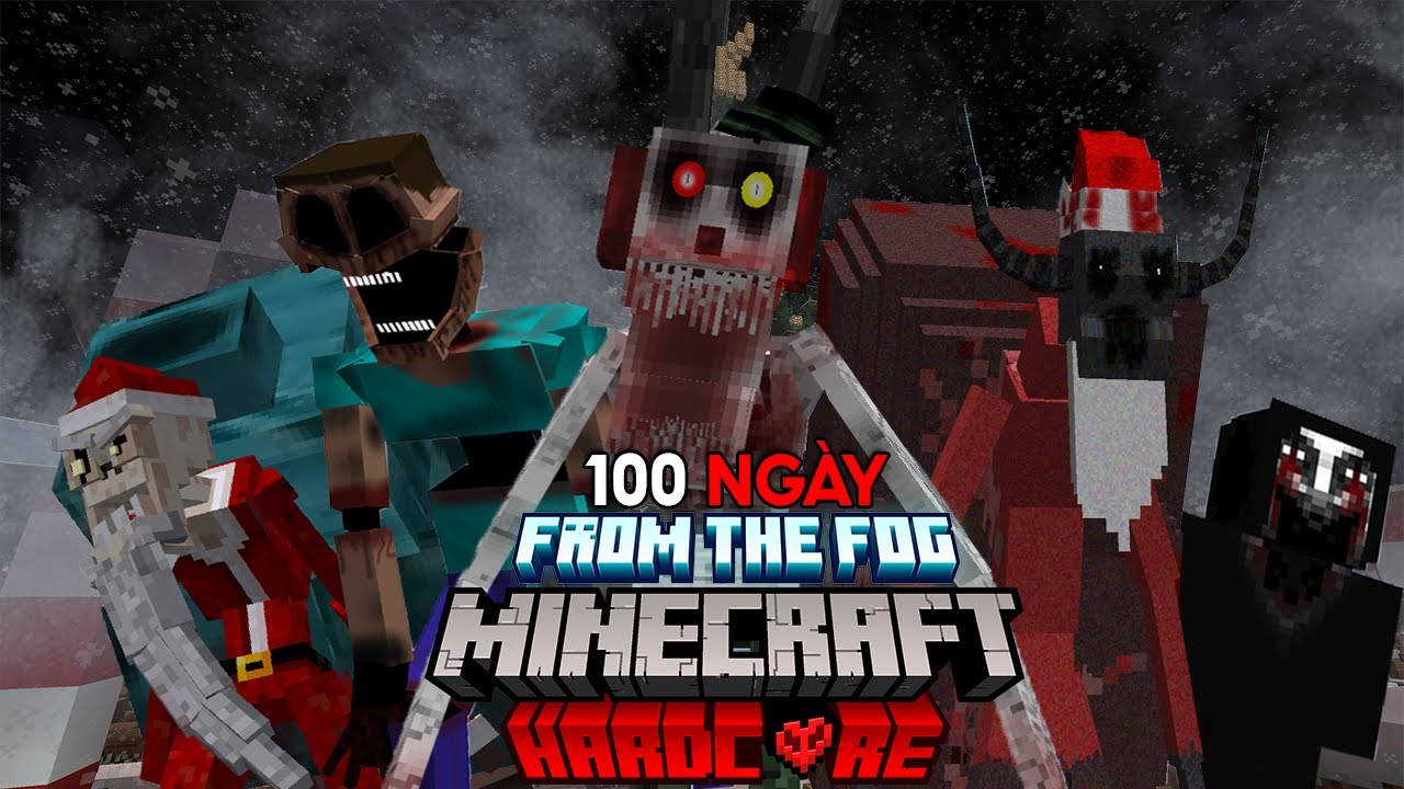100 Ngày Minecraft KINH DỊ FROM THE FOG : ĐÊM GIÁNG SINH KINH HOÀNG [FULL MOVIE]