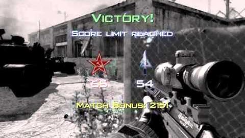 MW3 Funny Quickscope Killcam