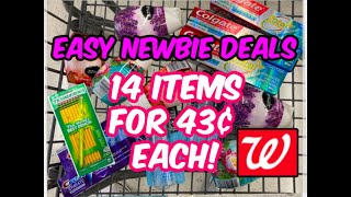 WALGREENS NEWBIE DEALS (8/9 - 8/15) | 14 ITEMS FOR 43¢ EACH!
