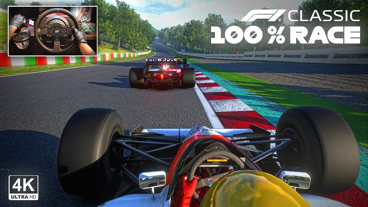 Ayrton Senna's McLaren MP4/4 - 1988 Japanese GP 100% Race F1 Classic Shifter+Steering Wheel Gameplay