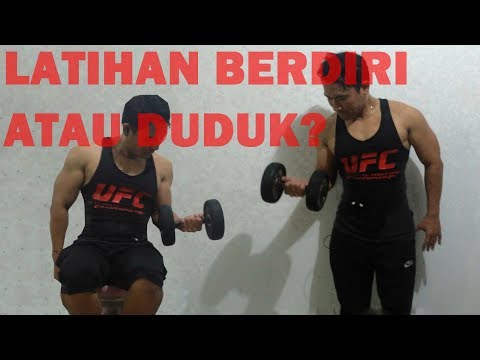 Video: Cara Melakukan Tekanan Ketenteraan Dumbbell: Duduk, Berdiri & Petua