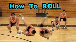 How to ROLL (rolling dive) - Volleyball Defense Tutorial