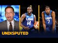 My level of concern for Team USA after losing two straight is a 9, 10 - Broussard I NBA I UNDISPUTED