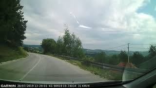 DRIVE #658: Bajina Bašta-Užice (Serbia) (timelapse 4x) *Read Description*