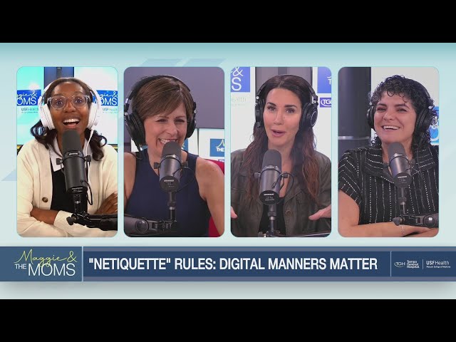 "Netiquette" rules: Mind your digital manners | Maggie and the Moms