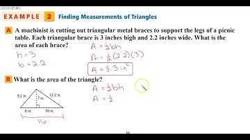 10-1 Developing Formulas for Triangles and Quadrilaterals