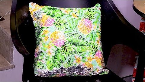 How to sublimate sequin cushion covers