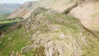 Castle Rock Thirlmere Cumbria 2024 drone
