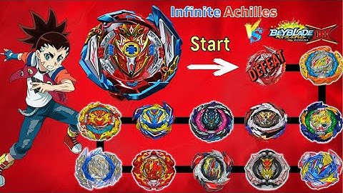 Beyblade Burst DB 【Infinite Achilles VS ALL Season DB】 Marathon Battle 베이블레이드 버스트 DB ベイブレードバーストDB