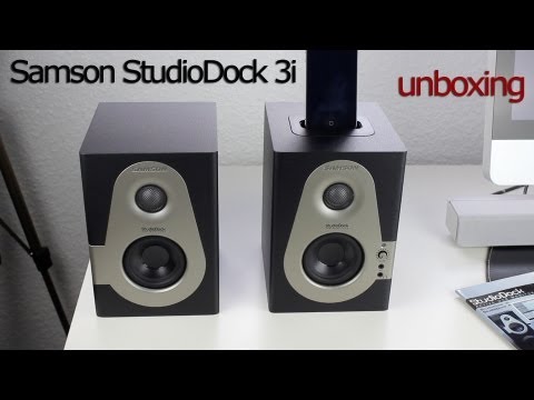Samson StudioDock 3i speakers unboxing