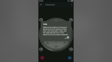 Tutorial for Clinometer App for Android