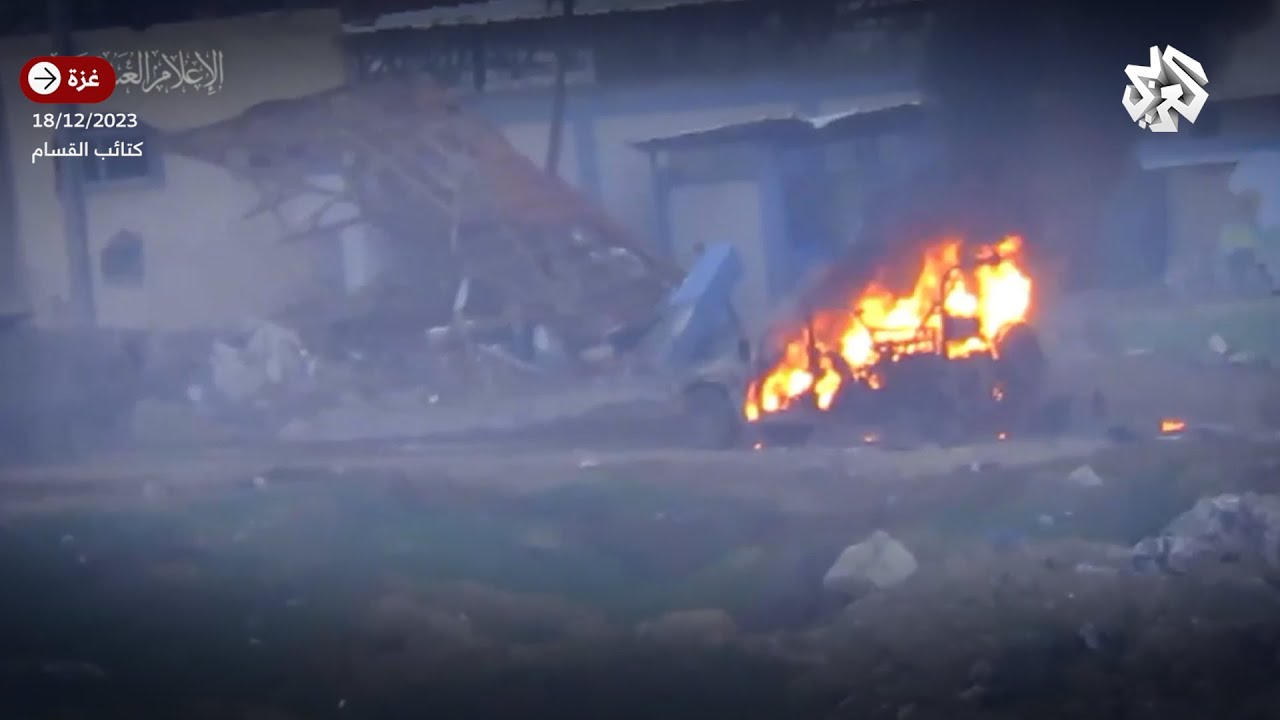 تتطاير في الهواء.. القسام تنشر فيديو لاستهداف جيب عسكري إسرائيلي بصاروخ كورنيت وتصيبه إصابة مباشرة