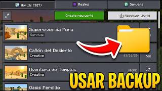 Cómo hacer una copia de seguridad en Minecraft Bedrock