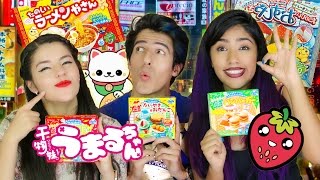 COOKING ARTIFICIAL JAPANESE FOOD  | POLINESIO CHALLENGE LOS POLINESIOS
