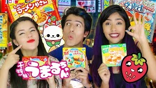 COOKING ARTIFICIAL JAPANESE FOOD | POLINESIO CHALLENGE LOS POLINESIOS