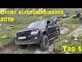 Große Alpenüberquerung 2019 - Teil 1 - 4x4 Offroad VW Amarok Westalpen