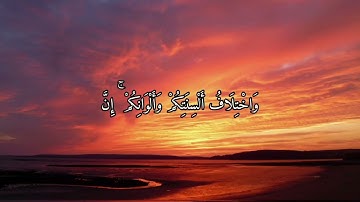 سورة الروم بصوت الشيخ ياسر الدوسري الاية ٢٠ الى ٢٤