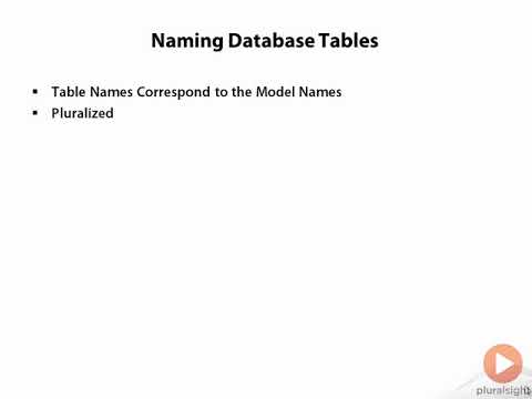 13 Database Tables Naming Conventions