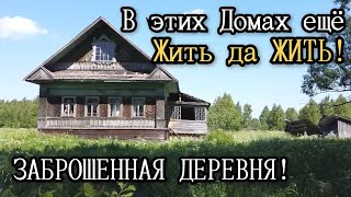 Крепкие заброшенные дома. Поиск старины, интересные находки. Заброшенные деревни. Чердачный поиск