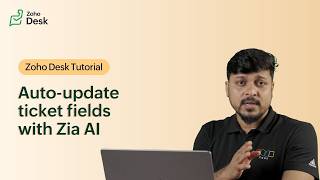 How to configure AI-based ticket field predictions in Zoho Desk