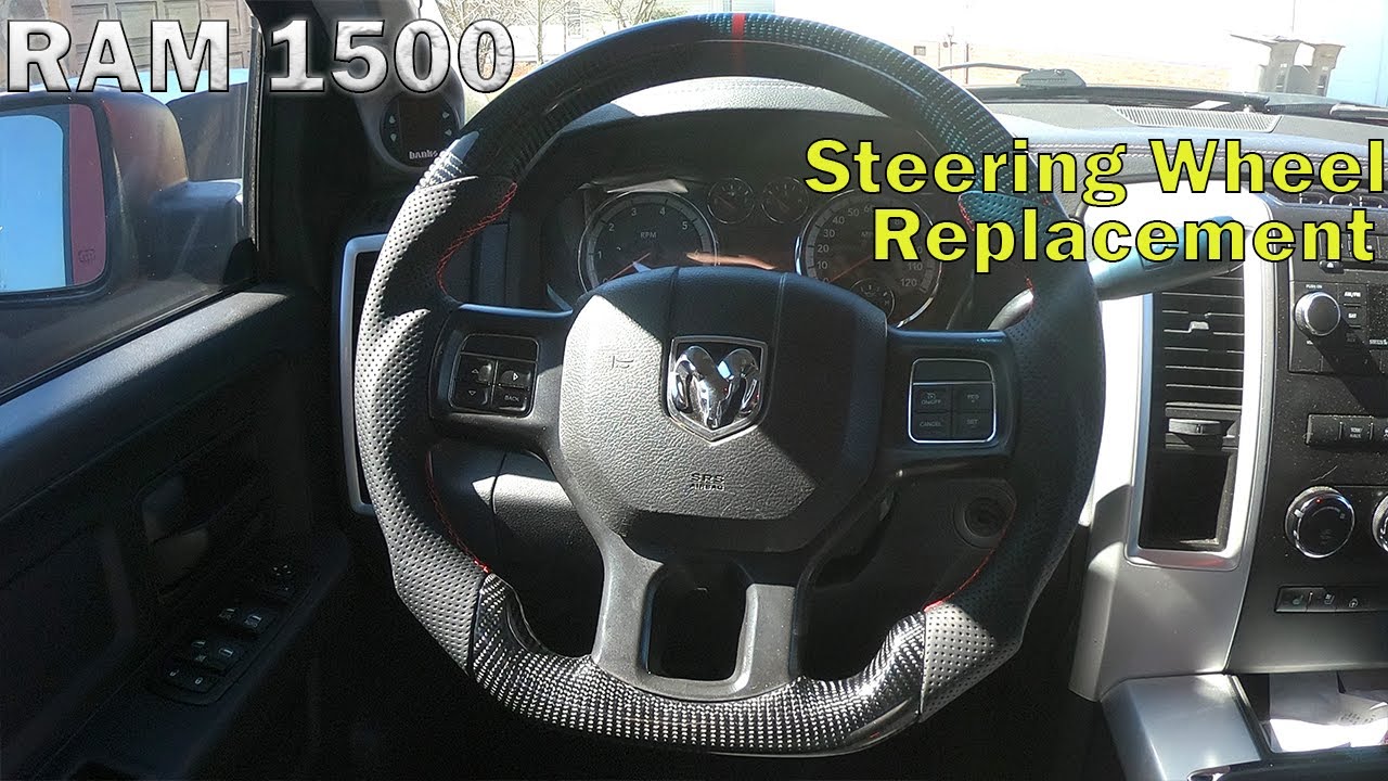 2012 hemi 1500 Sleeper Apple Steering Wheel and Shifter Boot Replacement.