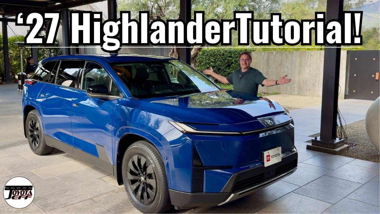 FULL 2027 Toyota Highlander Tutorial: Buttons, Features, Space, more!