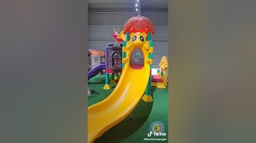 Cầu trượt liên hoàn cho khu vui chơi, trường mầm non