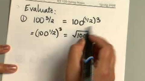 10.2.2 Roots, Radicals and Root Functions: Positive Exponents