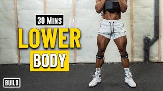 30 Mins Lowerbody Dumbbell Workout For Size & Strength Gains! | Build Muscle 15